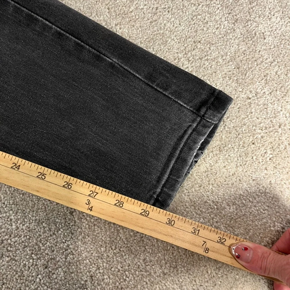 Levi's 512 Slim Fit Jeans Mens 31x32 Faded Black Stretch WaterLess